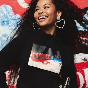 Coca Cola Special Limited Addition Rhinestone Bling Coke Is It Hoodie